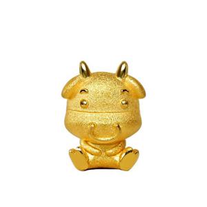 갤러리아_순금 소 기념품 십이지신 피규어 24K 3g 동물 디자인