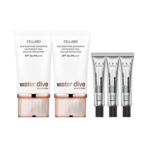 셀라보 워터 다이브 선크림 시즌3 60g x2 + 쟈스 기미크림 15ml x3