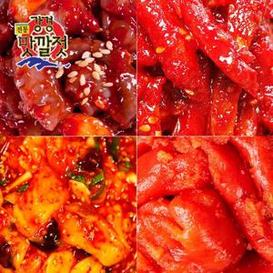 [강경젓갈]전통 강경맛깔젓 4종세트 7호 총2.0kg(명란젓+낙지젓+멍게젓+조개젓 각500g씩)