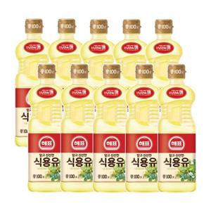 [사조대림] 해표 콩기름 900ml x10병 /식용유