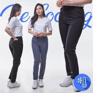 이지바이 무결점 여성 여름 트리코트 아이스 쿨링 밴딩 트레이닝 바지(SI42LP039W)