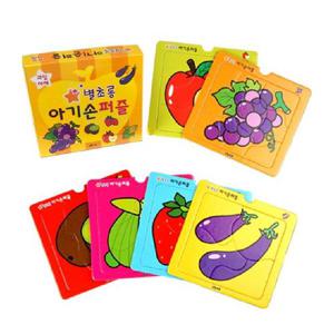 [마미북]별초롱 아기손퍼즐 - 과일야채