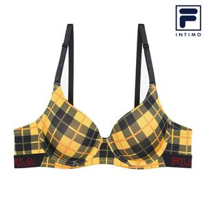 [FILA] 아웃핏 체크 여성 브라 FI4BAC6446F_MUD