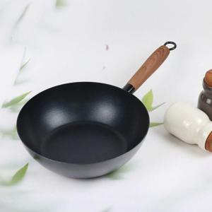 퀸센스 인덕션 캐스트 무쇠 궁중팬 웍 튀김냄비 24cm (WFFFS85)