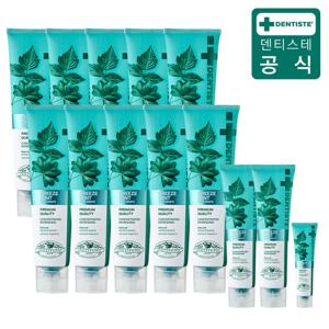 (대량특가) 덴티스테 뉴 브리즈민트 치약 180g10개+60g2개+20g1개