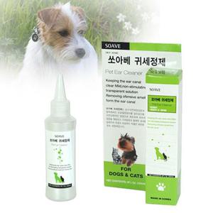 강아지귀청소 냄새 소독약 염증약 귀세정제 120ml