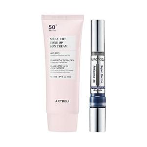 아트델리 톤업 선크림 50ml + 쟈스 닥터 4X 기미 앰플 8.5ml