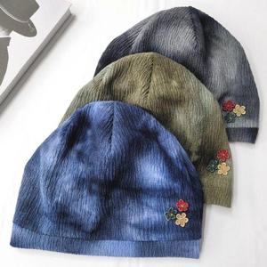 [마메든]물나염 3꽃 두건 비니 3color/엄마 중년 여성 할머니 시원한 여름 항암모자