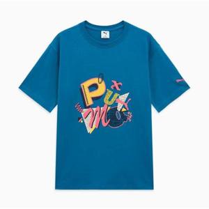 갤러리아_푸마(PUMA) 유니 내추럴 러닝 그래픽 반팔티셔츠 95033102
