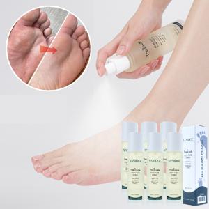 [피부과 전문의 개발]새니닥 토앤솔 풋케어 스프레이 100ml x 6개입 각질 보습 항균 임상시험 완료