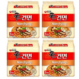 농심 신라면건면(멀티팩)97g /5입 x 4팩 (20개입)