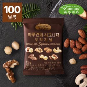 [하루견과] 홈앤단독 7가지프리미엄견과 시그니처 오리지널 22gx100봉
