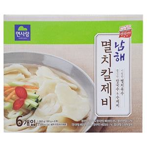 [참다올] 남해멸치칼제비 180gx6인분