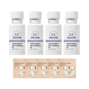 셀트리온 셀큐어 화이트 에너지 멜라앰플 5X 30ml x4 + 쟈스 기미크림 샘플 5매
