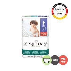 몰텍스 팬티형 6단계 1팩 (18매) 통잠 기저귀 / 독일 친환경 어글리 기저귀