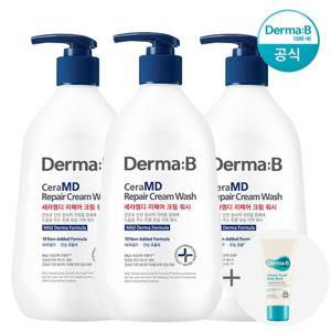 더마비 세라엠디 리페어 크림 워시 400ml 1+1+1 (+바디워시30ml)