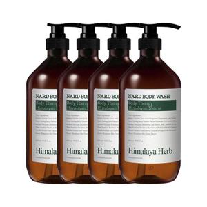 [부케가르니]히말라야 허브 나드 티트리로즈마리향 바디워시 1000ml x4개