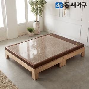 동서가구 로제 무헤드 편백나무 퀸 Q 홍맥반석 고급 보료 돌침대 DF638385