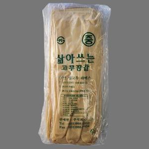 주방용품 삶아쓰는 고무장갑 천연 생고무 라텍스장갑 중 10켤레