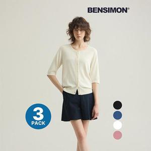 [벤시몽][벤시몽] 25SS 여성 비스코스 썸머 가디건 3종세트
