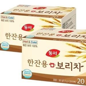[동서식품]동서 한잔용 보리차 1.5g x 40개입 (20개x2개)_15606987_587848