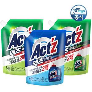 [피죤]액츠 퍼펙트 2.2Lx3 피죤 액체 세탁세제 / 일반드럼겸용 베이킹소다 딥클린