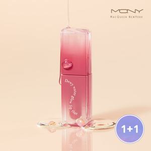 [1+1] 맥퀸뉴욕 듀이 워터 글로우 립틴트 립글로즈 /안지워지는 픽싱틴트 촉촉한 플럼퍼 9컬러 3.5g