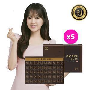 [농협홍삼]한삼인 홍삼진 침향환 골드 100환X5세트+쇼핑백