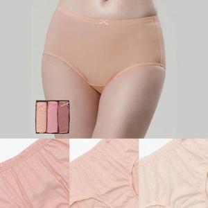 [제임스딘]여자삼각팬티 순면팬티 여삼각 큰팬티 엄마선물 3매입 세트