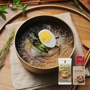 청수 100% 국내산 보리순면 10인분/ 물냉면 비빔 냉면 사리 동치미 육수