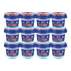 찰떡 일품 팥빙수 아이스크림 240ml X12개