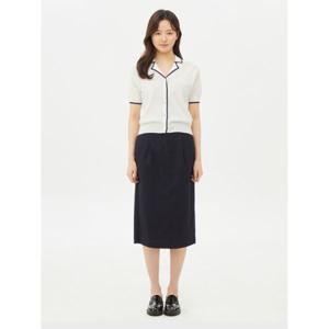 탑텐 여성) 코튼 하프밴딩 미디 스커트_MSE2RS2202 6889685