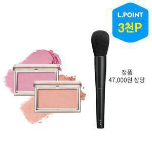 [8적립][라이브]퓨어 컴플렉션 블러쉬 듀오(+정품 치크 브러쉬)(+L.POINT 3천점)