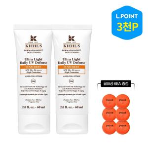 [8적립] 키엘 자외선 차단제 60ml 듀오 세트 (정상가 132,000원) (+ L.POINT 3천점)