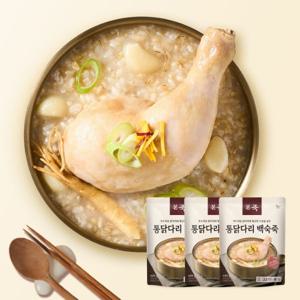 [APP전용] 본죽 냉장 통닭다리 백숙죽 600gX3팩/5팩/8팩