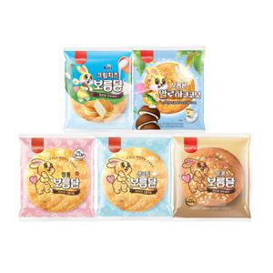 삼립 보름달 5종 10봉 (정통/생크림/땅콩/kiri크림치즈/코코넛)