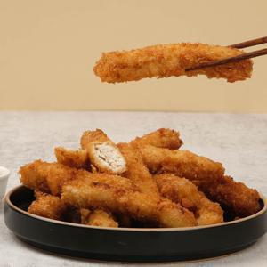 [APP전용] 미식연구소 갓튀겨나온 곱빼기 통등심 젓가락 돈까스 (냉동) 500g + 500g