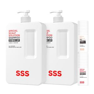 SSS 약산성 탈모샴푸 1350ml 1+1세트/무료샘플(5ml 20개)
