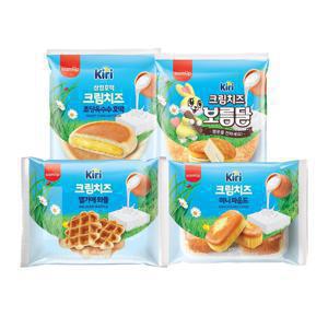 끼리(kiri)크림치즈 콜라보 8봉(초당호떡/벨기에와플/보름달/파운드)