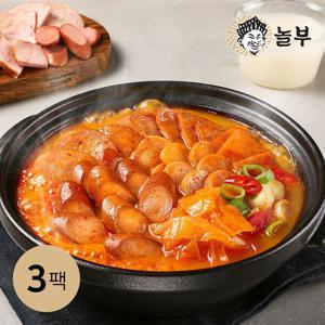 [APP전용] [놀부] 햄가득 부대찌개 600gX3팩