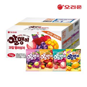 오리온 알맹이 과일 젤리 상자(1,008g / 알맹이 젤리 28개입)