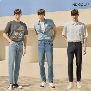 [신세계쇼핑]인디고랩 남성 씬 블루 COOL 데님 3종 25썸머 외