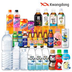 [광동직영] 제주삼다수 그린 무라벨 생수 2L 24병 외 광동 생수/음료 모음전