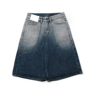 FREI 버뮤다 스티치 데님 팬츠(INDIGO)