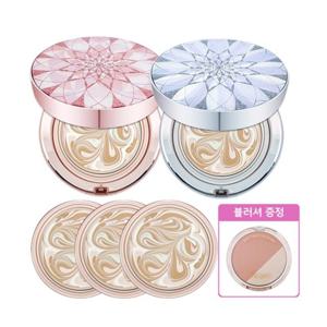 에이지20s 팩트 더 블루밍 홈쇼핑 최신상 본품 2개+리필 3개+블러셔