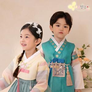 [아가명주한복] 롯데온 단독수량!! 유아동 고급 전통한복