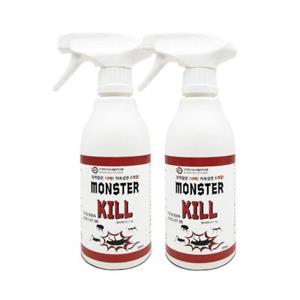 몬스터킬 300ml 2병 지네 퇴치 돈벌레 약 노래기 퇴치제 그리마 초파리 날파리 살충제 트랩 벌레 판데스