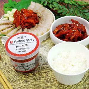 [바담가] 명품 명태회무침 300g, 500g  양념젓갈 명태회냉면 고명