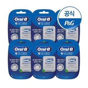 오랄비 글라이드 딥 클린 치실 40m 6개