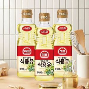 [APP전용] 사조 해표 콩기름 900ml X 3개 / 사조 해표 압착 올리브유 900ml x 2개